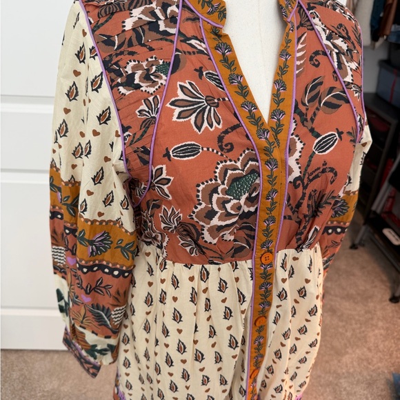 FARM Rio Multicolor Long Sleeve Dress - Picture 2 of 6